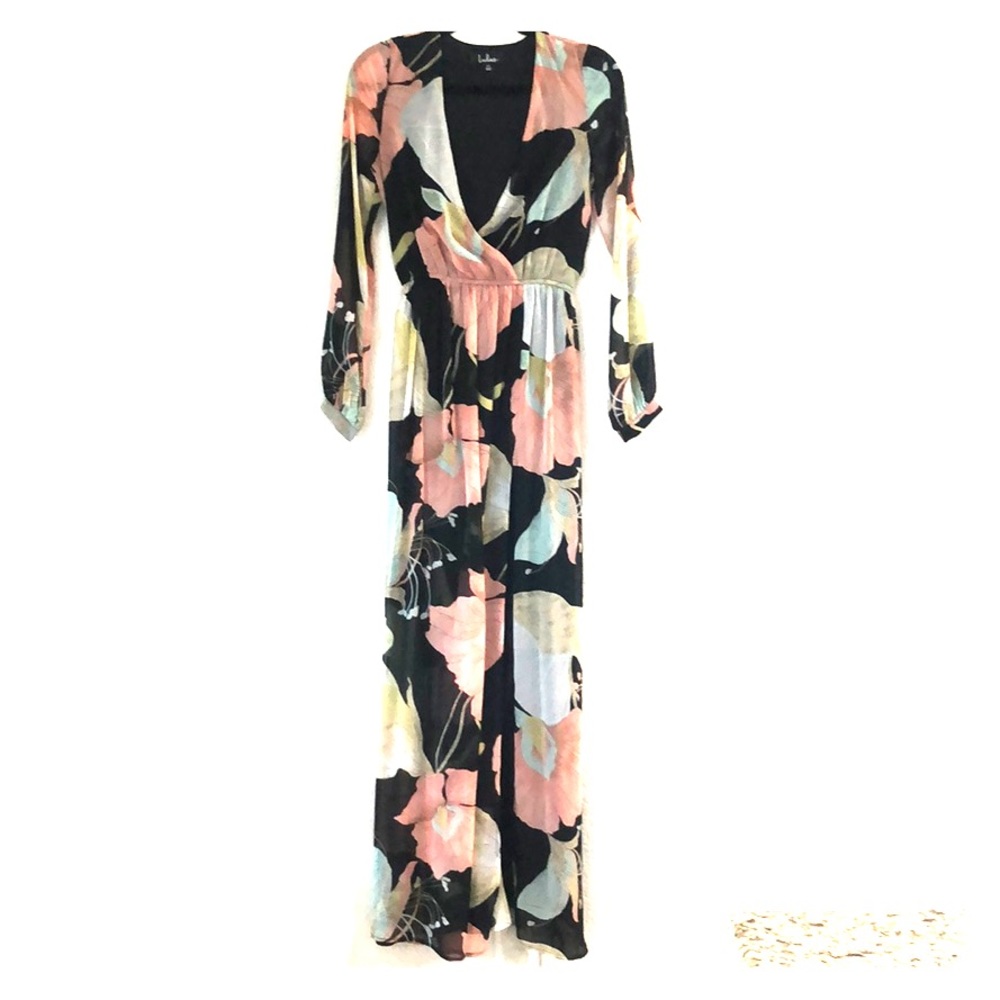 Lulus Floral Maxi Dress Size XS